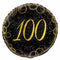 Glitz Gold 100th 45.7cm (18”) Foil Balloon